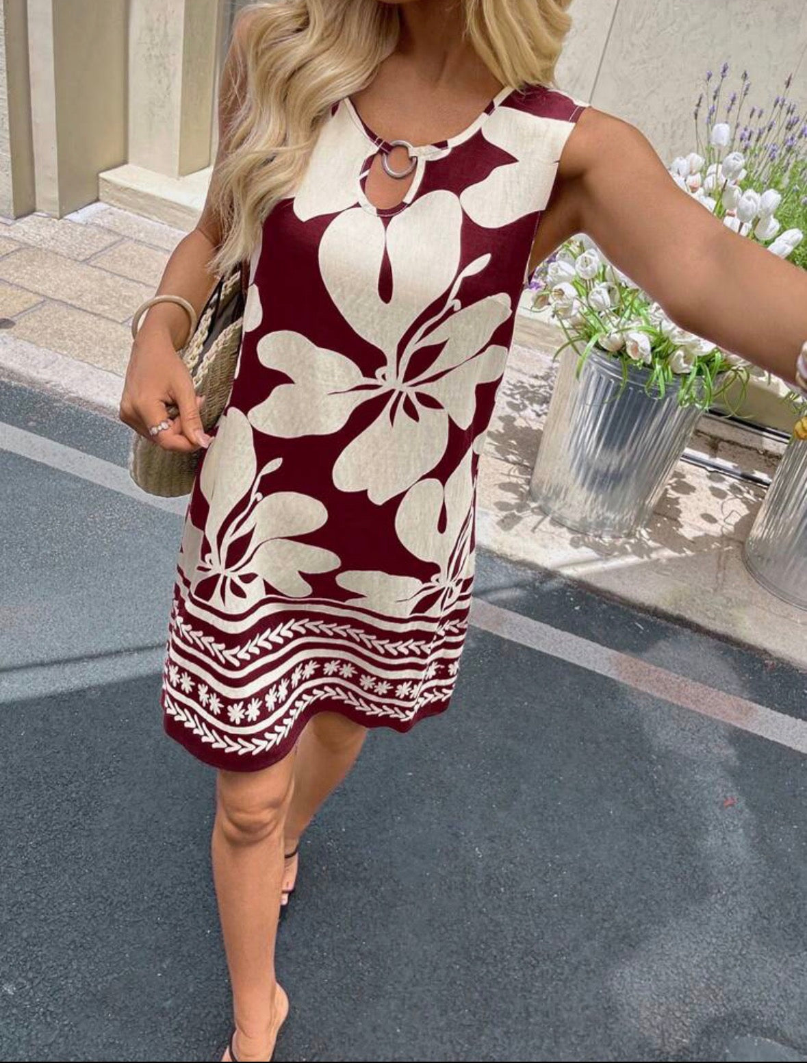 Mystique & Co™ Floral Midi Dress