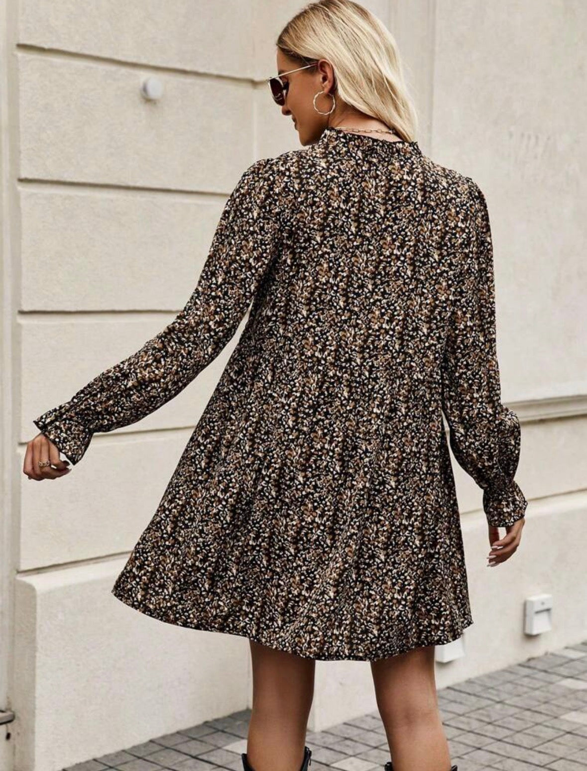 Mystique & Co™ Savannah Smock Mini Dress