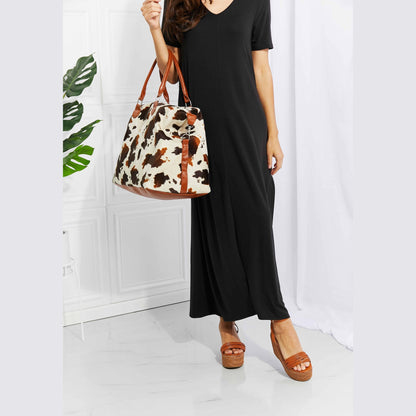 Mystique & Co™ Lily Cowprint Duffel