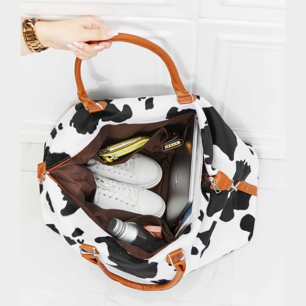 Mystique & Co™ Lily Cowprint Duffel
