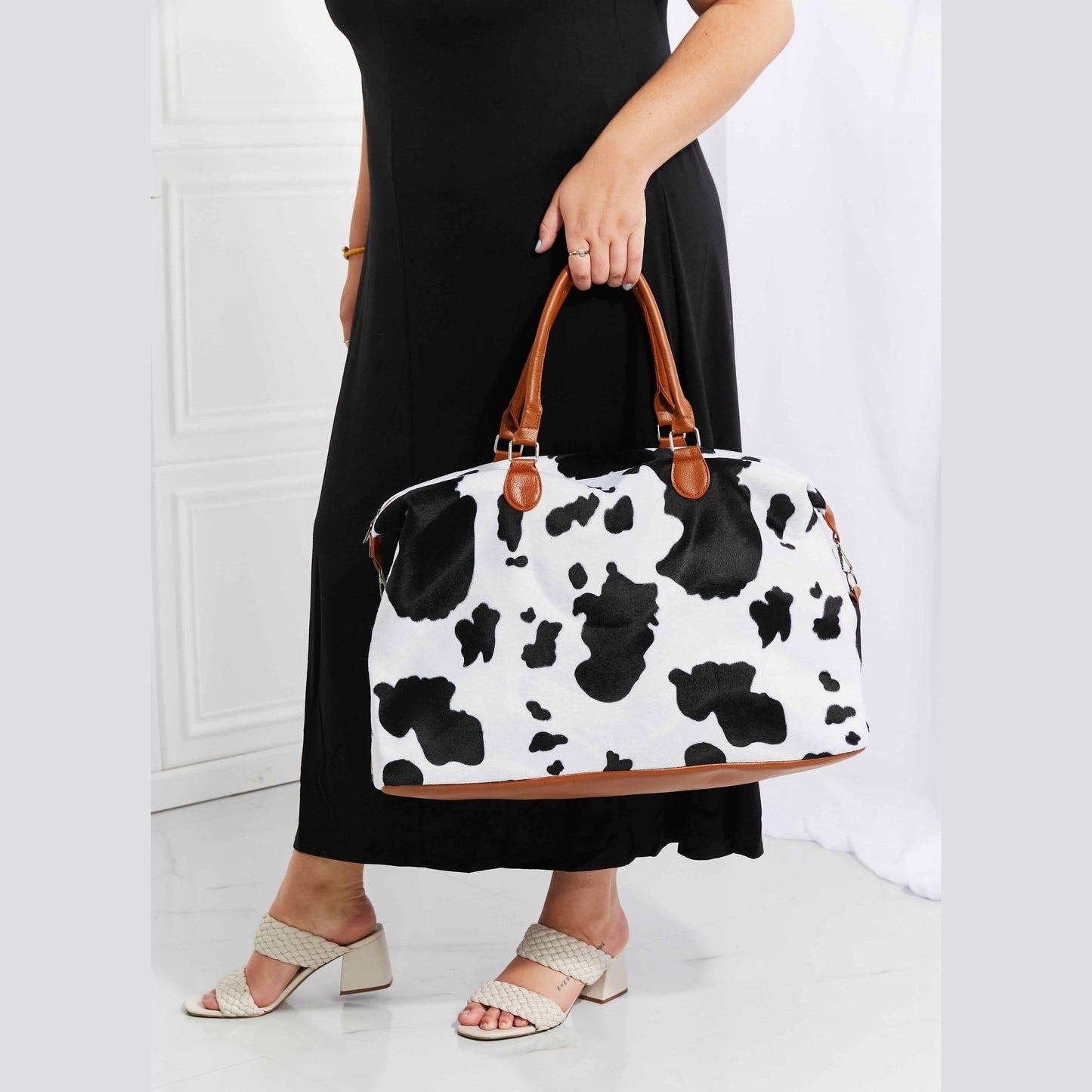 Mystique & Co™ Lily Cowprint Duffel