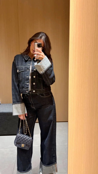 Mystique & Co™ Vintage Denim Jacket and Trousers