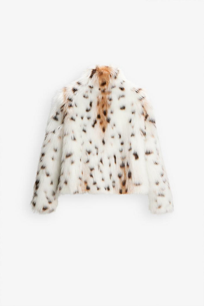 Mystique & Co™ Dalmatian Fur Coat