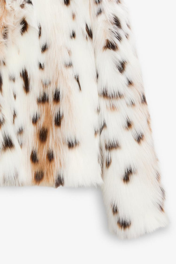 Mystique & Co™ Dalmatian Fur Coat