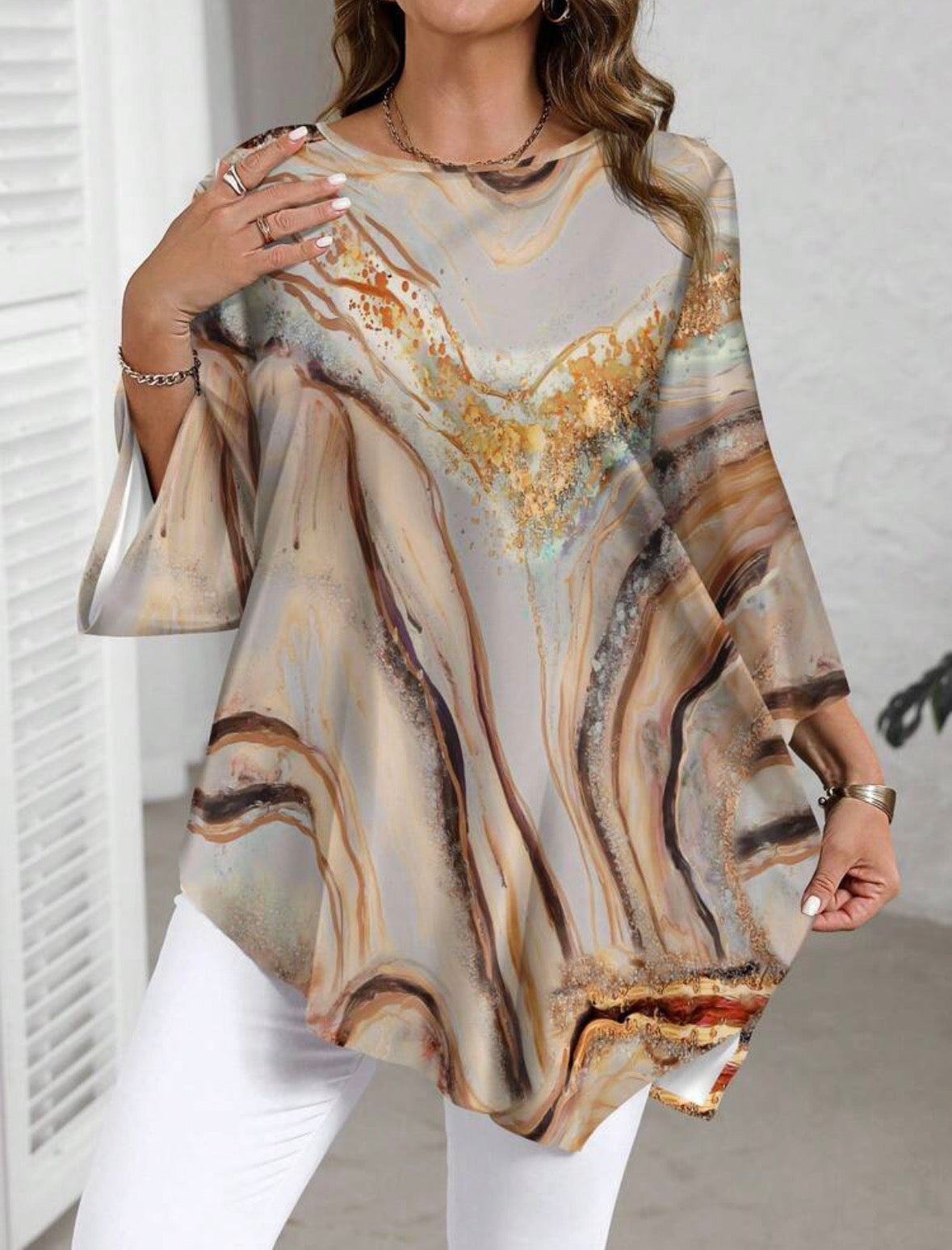 Mystique & Co™ Flowing Tunic – Plus Size Blouse