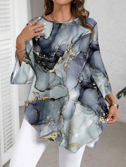 Mystique & Co™ Flowing Tunic – Plus Size Blouse