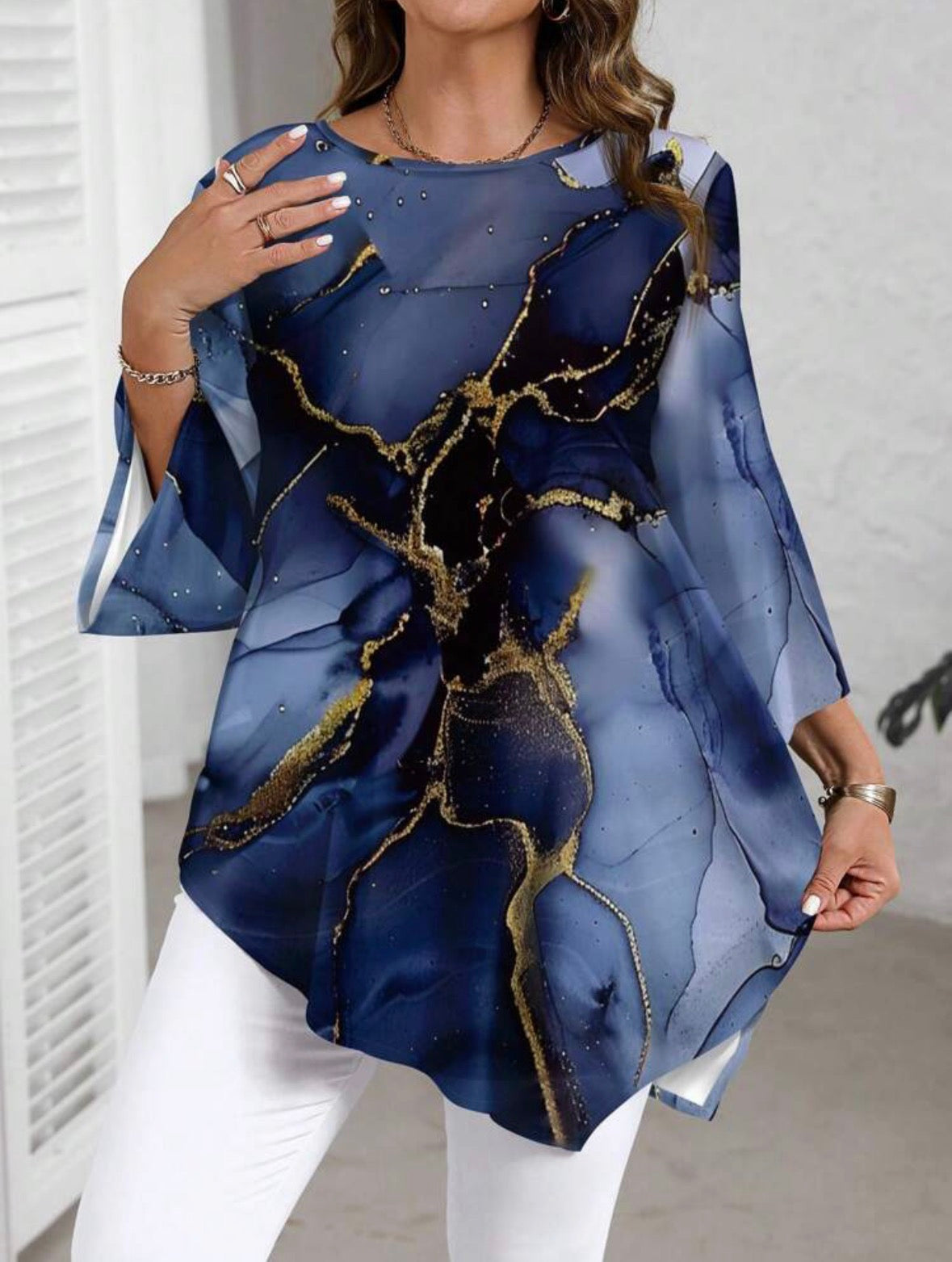 Mystique & Co™ Flowing Tunic – Plus Size Blouse