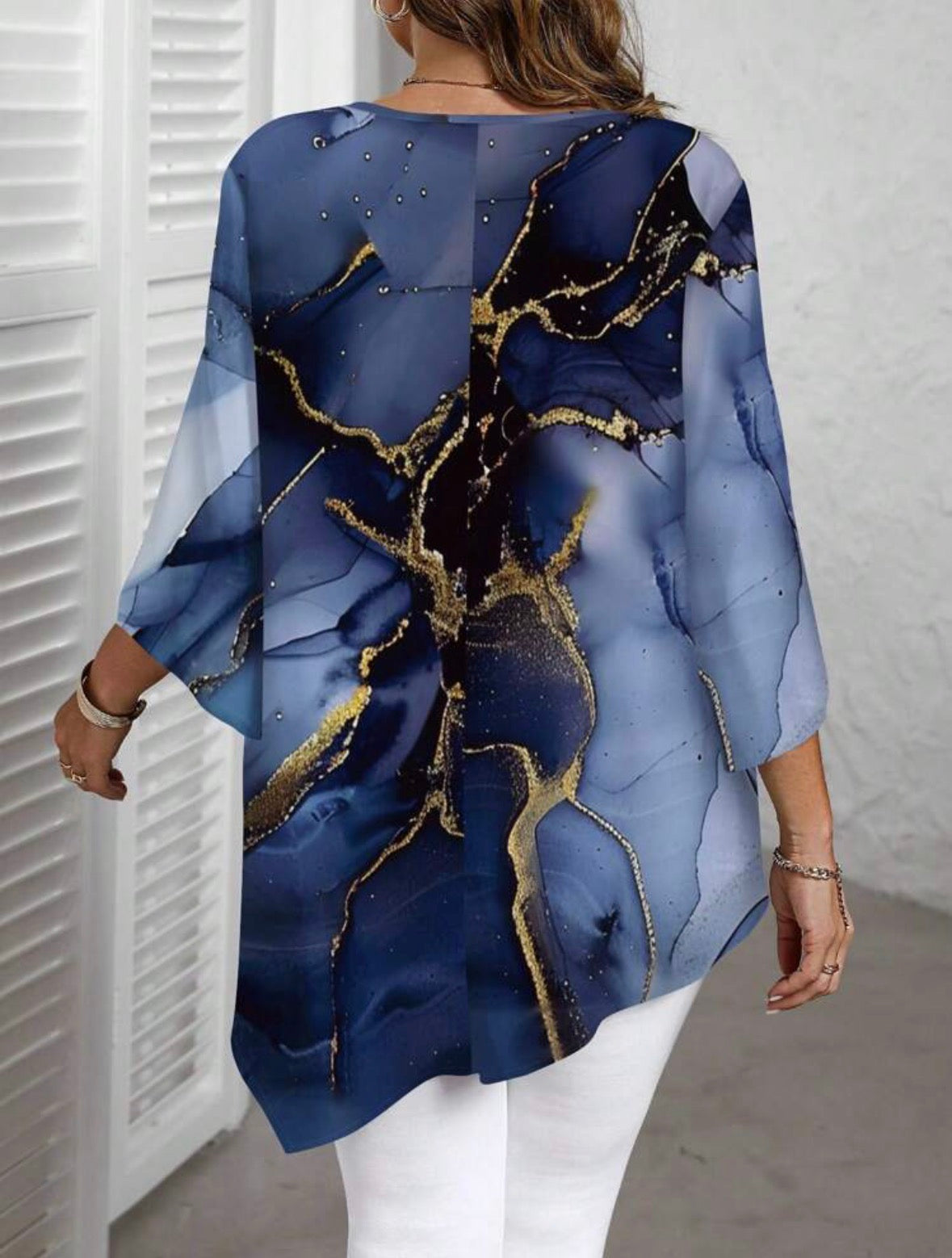 Mystique & Co™ Flowing Tunic – Plus Size Blouse