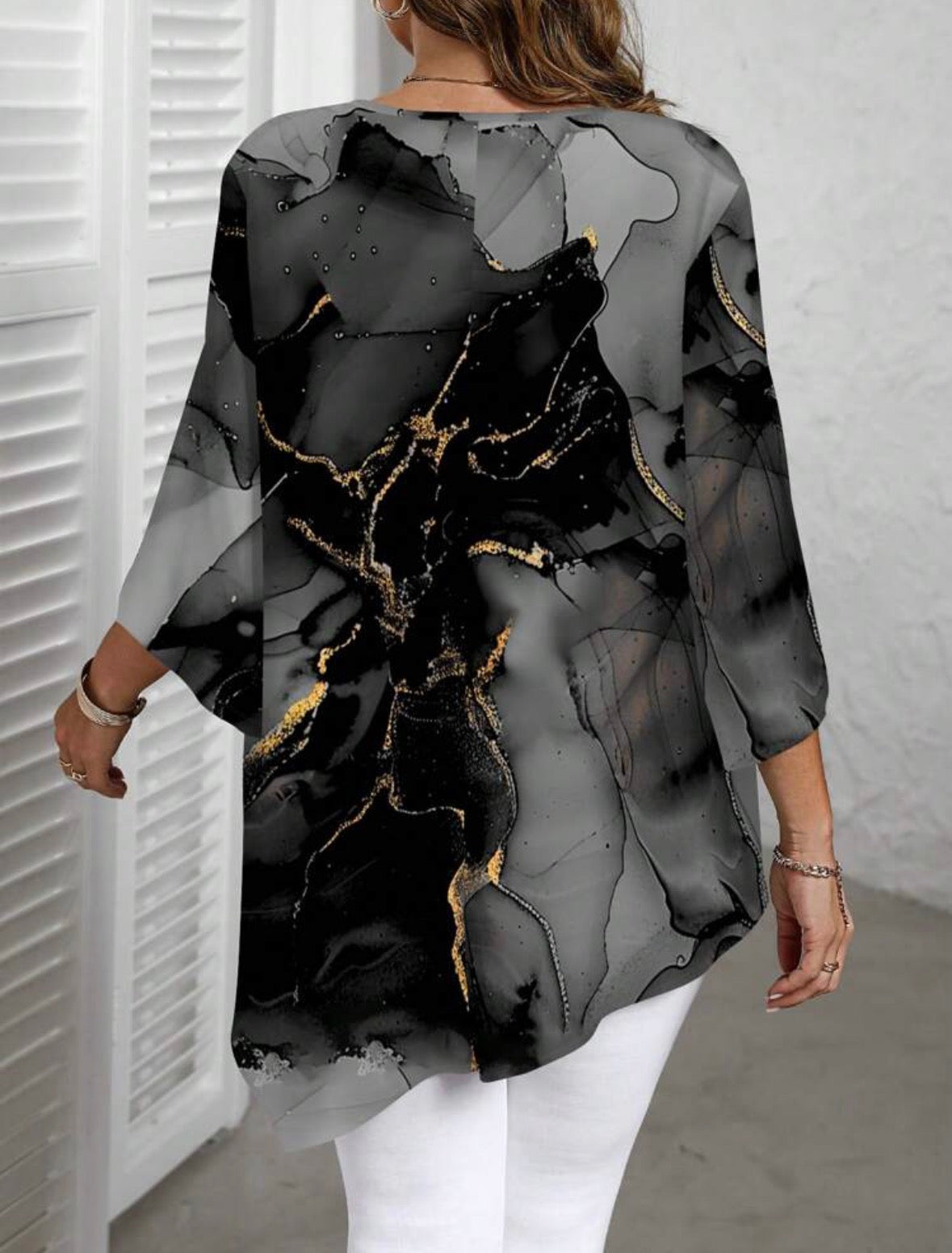 Mystique & Co™ Flowing Tunic – Plus Size Blouse