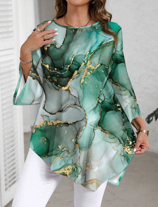 Mystique & Co™ Flowing Tunic – Plus Size Blouse