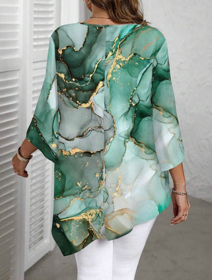 Mystique & Co™ Flowing Tunic – Plus Size Blouse