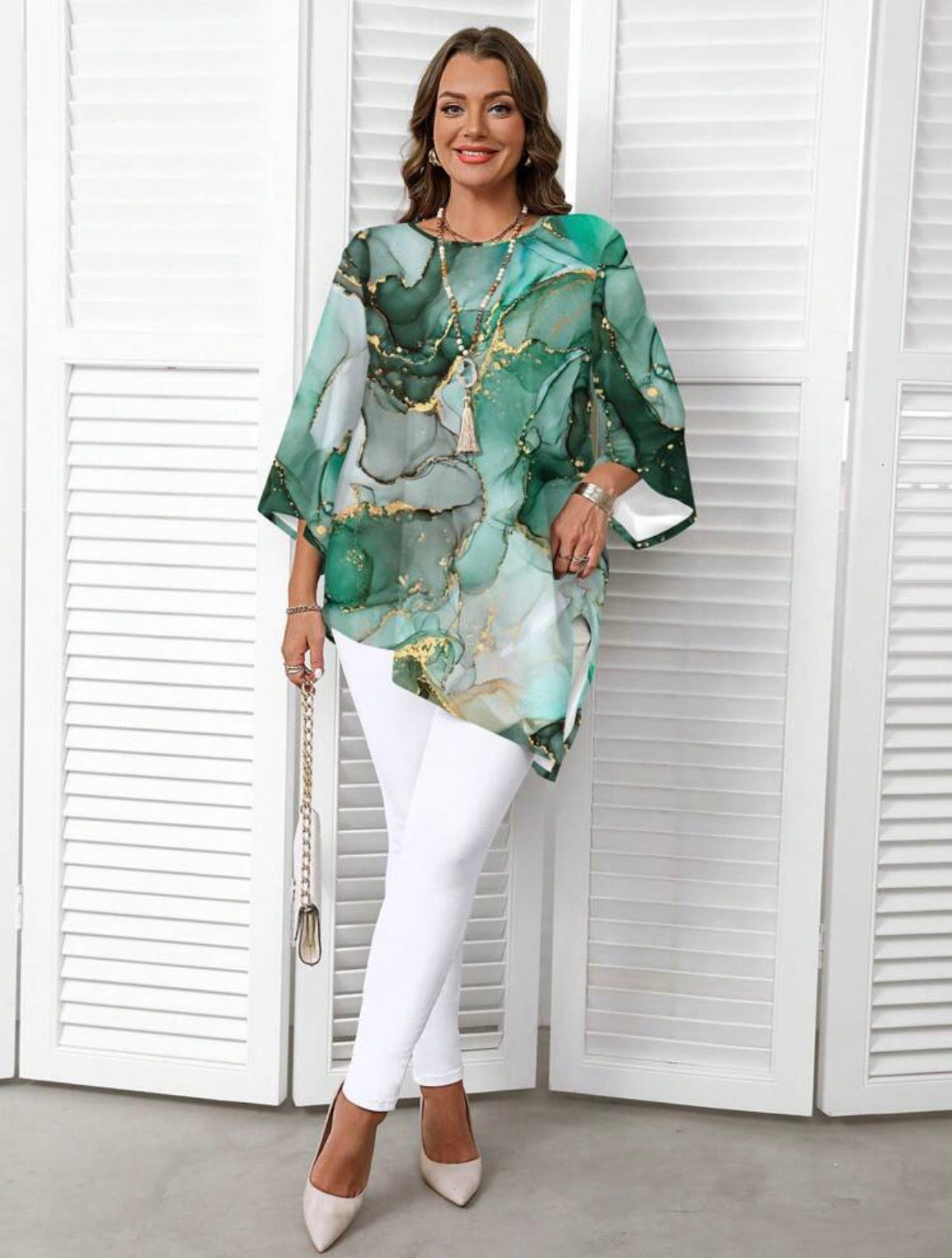 Mystique & Co™ Flowing Tunic – Plus Size Blouse