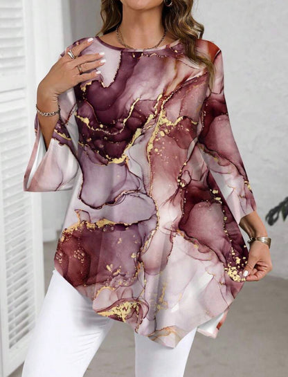 Mystique & Co™ Flowing Tunic – Plus Size Blouse