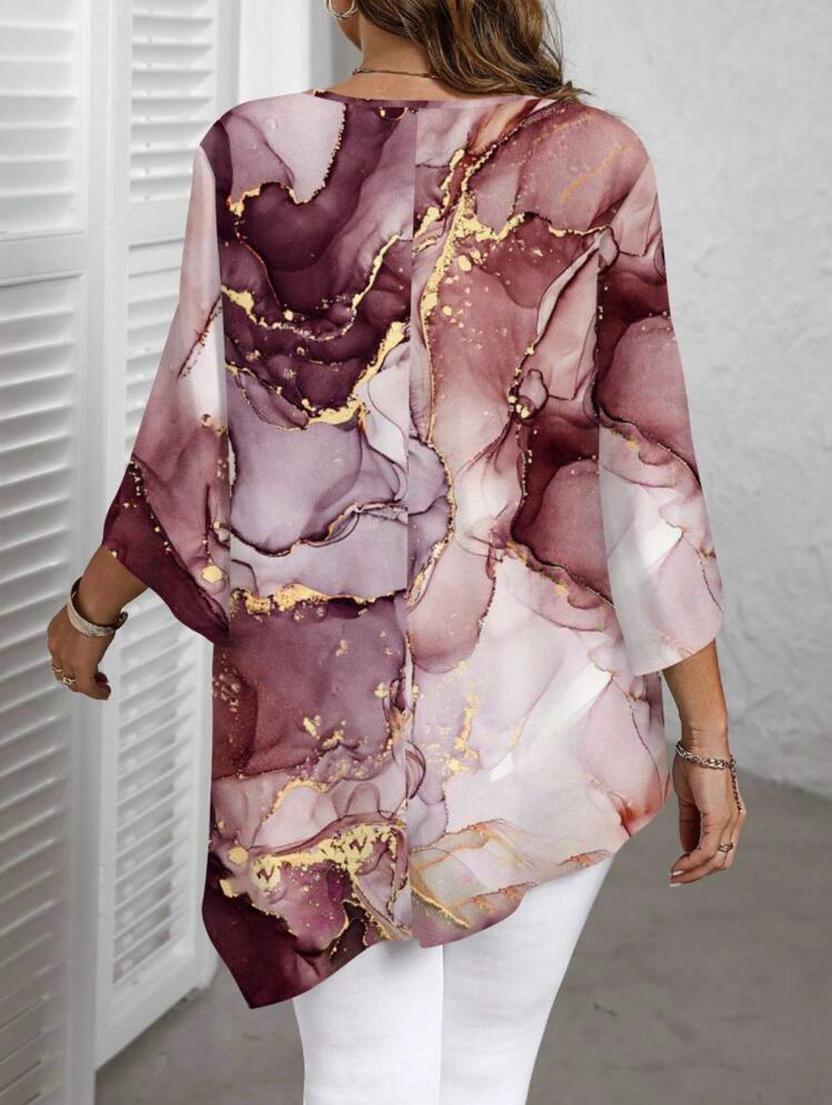 Mystique & Co™ Flowing Tunic – Plus Size Blouse