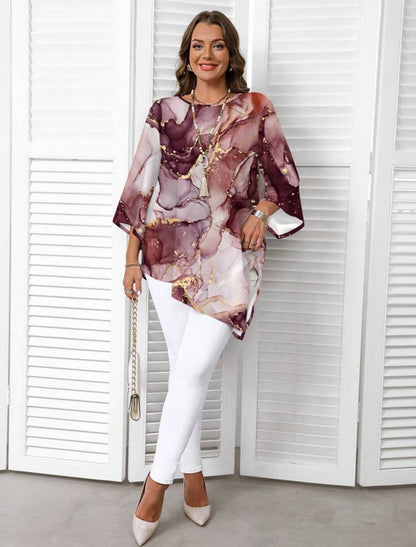 Mystique & Co™ Flowing Tunic – Plus Size Blouse