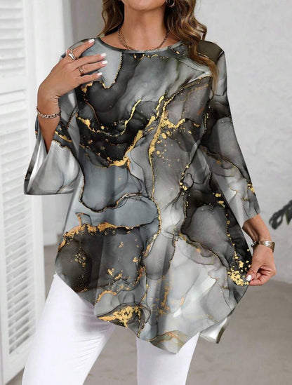 Mystique & Co™ Flowing Tunic – Plus Size Blouse