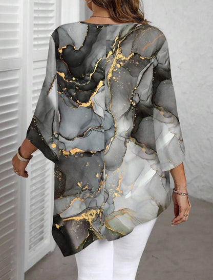 Mystique & Co™ Flowing Tunic – Plus Size Blouse