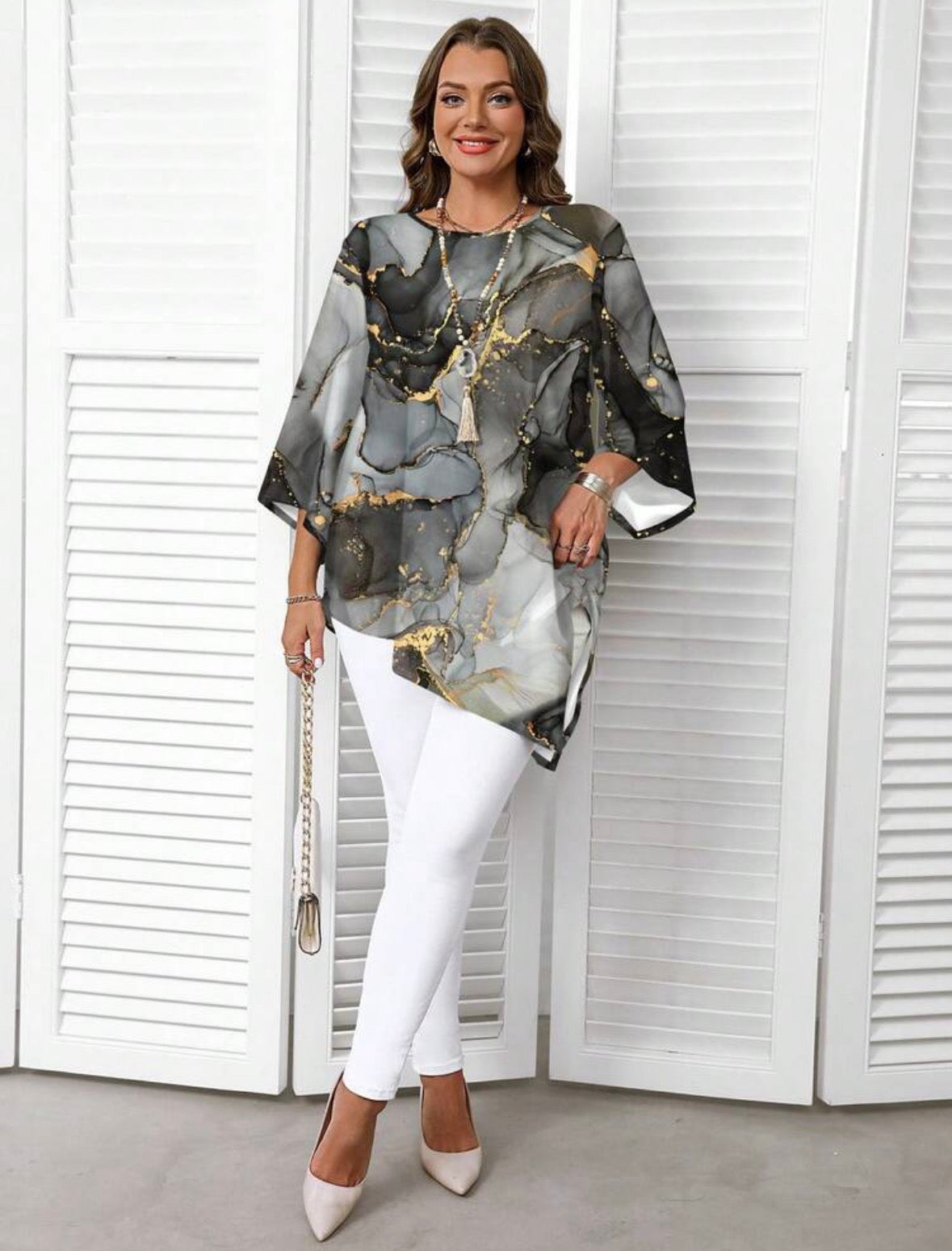 Mystique & Co™ Flowing Tunic – Plus Size Blouse