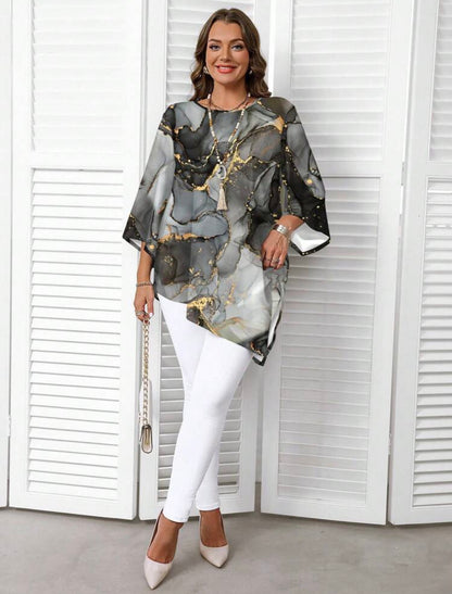 Mystique & Co™ Flowing Tunic – Plus Size Blouse