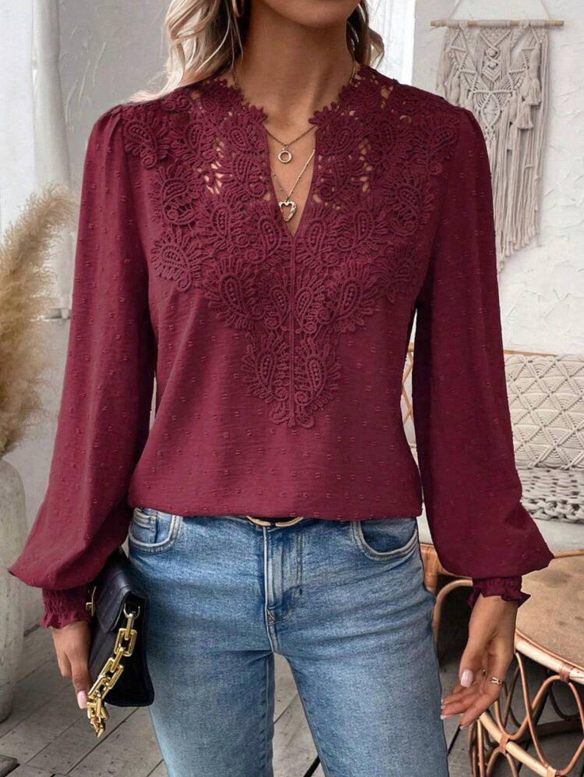 Mystique & Co™ Heritage Lace Blouse