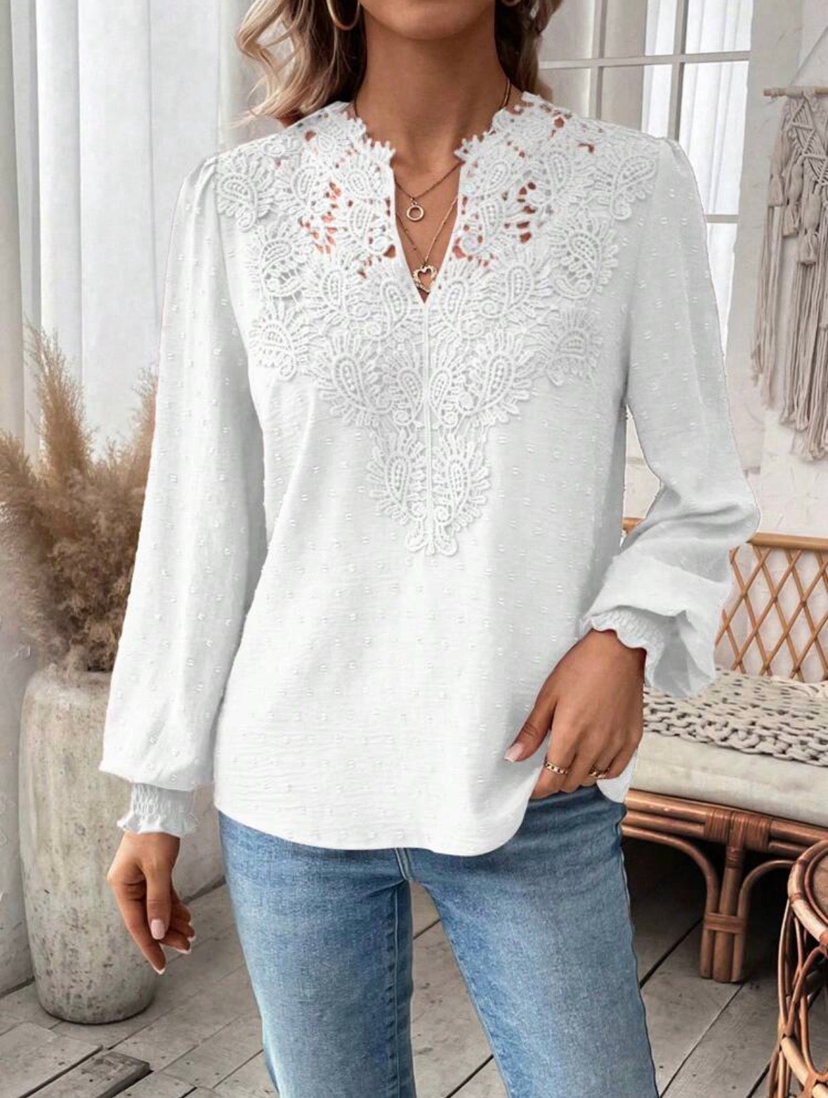 Mystique & Co™ Heritage Lace Blouse