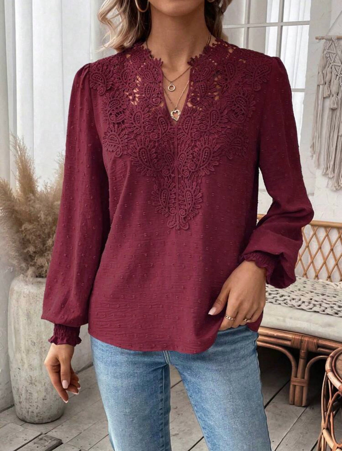 Mystique & Co™ Heritage Lace Blouse