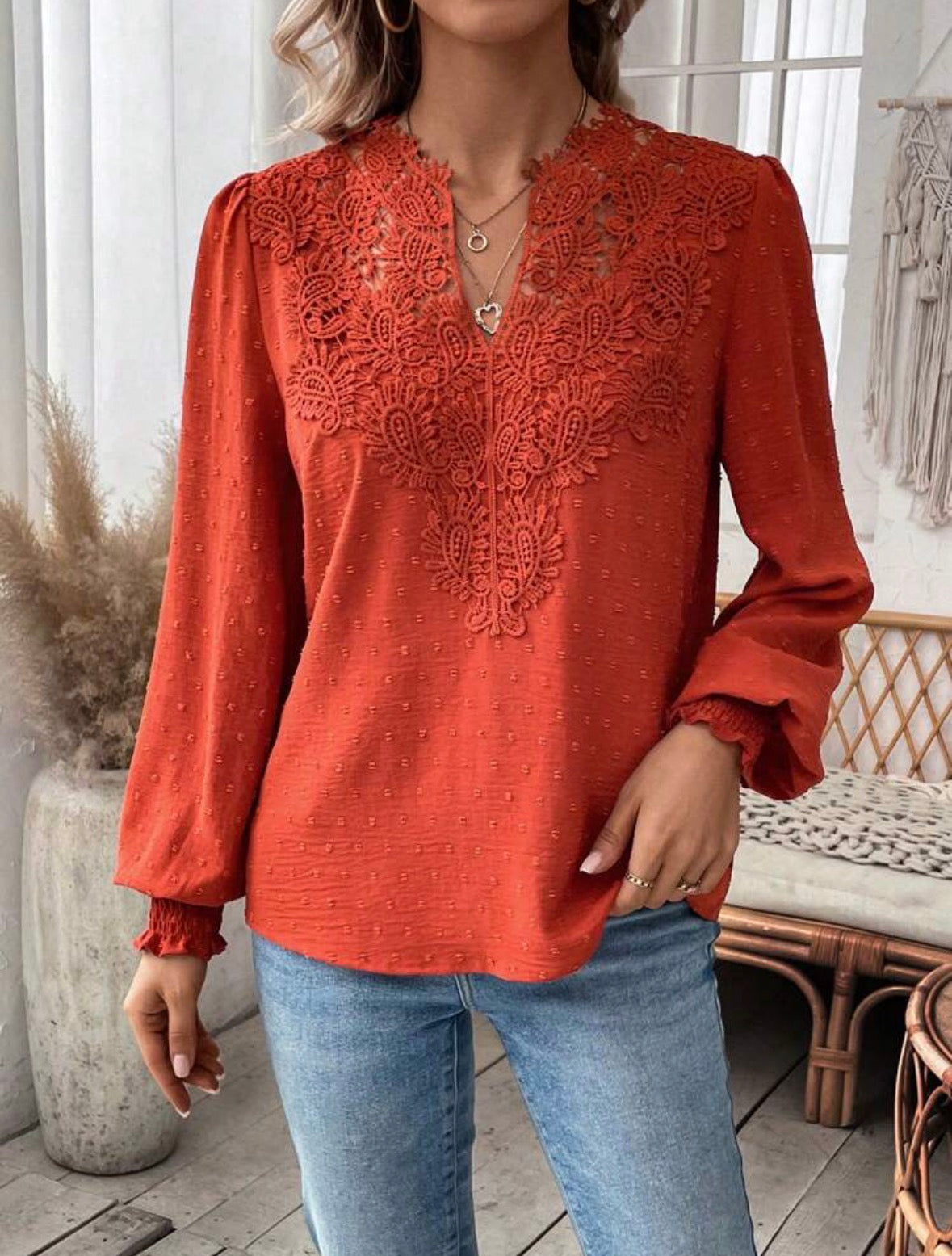 Mystique & Co™ Heritage Lace Blouse
