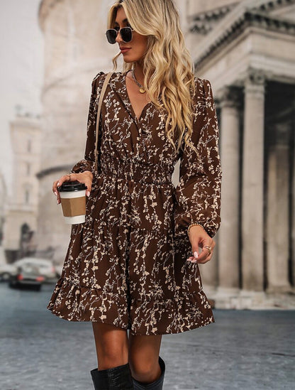 Mystique & Co™ Ditsy Floral Smock Mini Dress