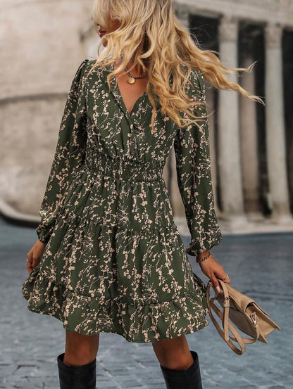 Mystique & Co™ Ditsy Floral Smock Mini Dress