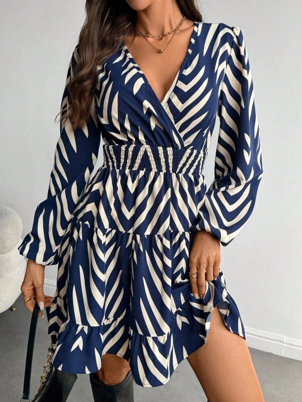 Mystique & Co™ Ditsy Floral Smock Mini Dress