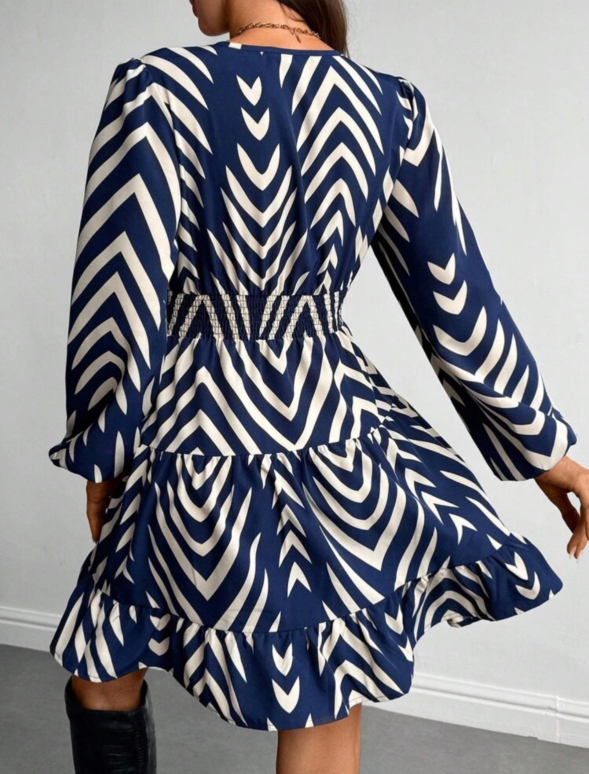 Mystique & Co™ Ditsy Floral Smock Mini Dress