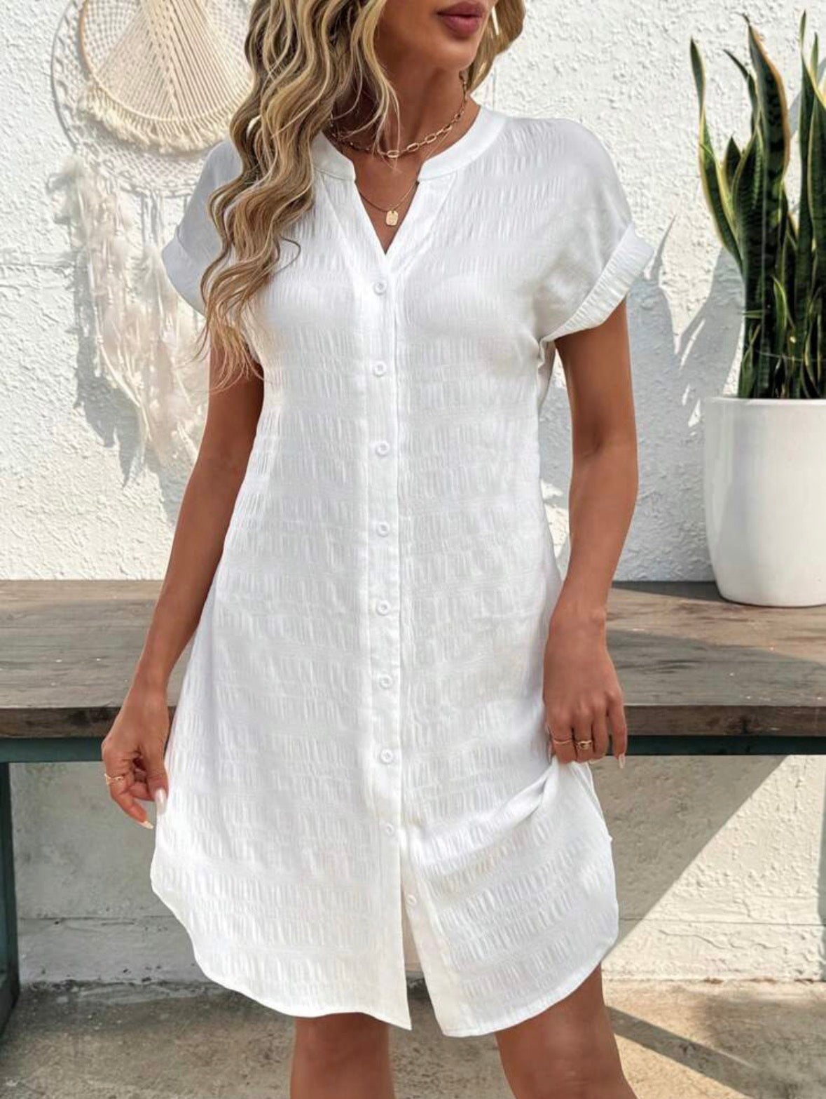 Mystique & Co™ Ruched Tier Mini Dress