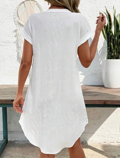 Mystique & Co™ Ruched Tier Mini Dress