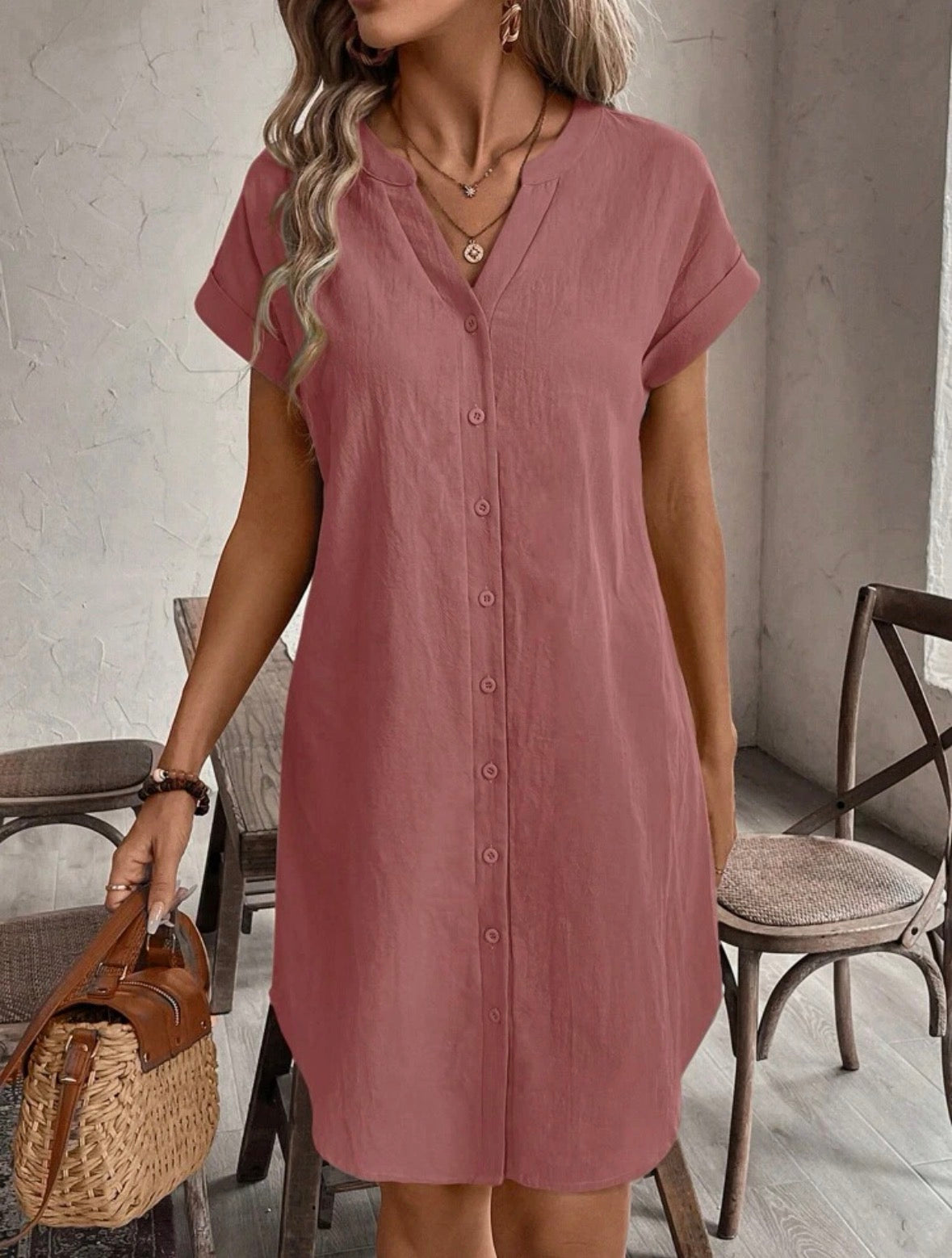 Mystique & Co™ Ruched Tier Mini Dress