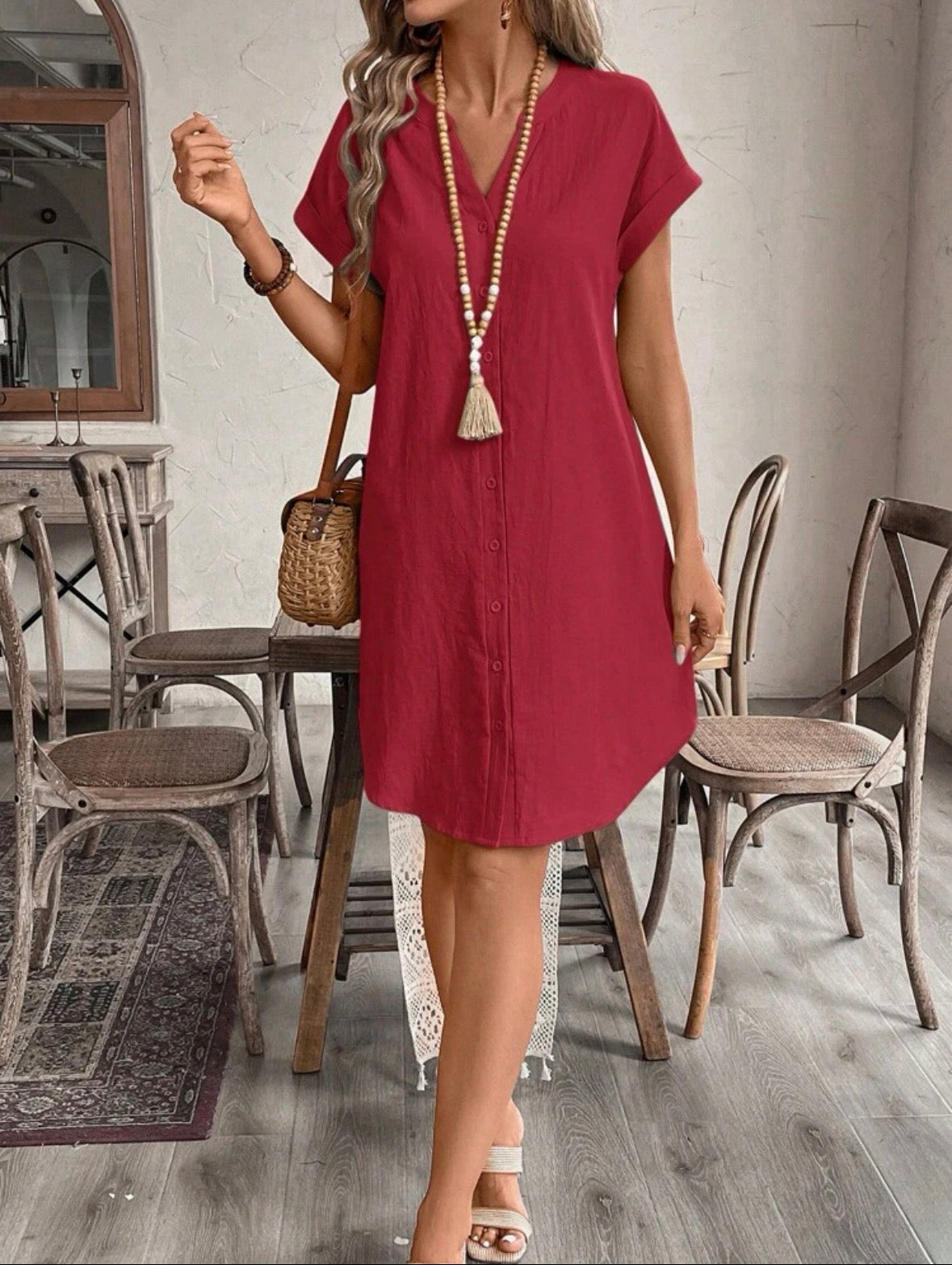 Mystique & Co™ Ruched Tier Mini Dress