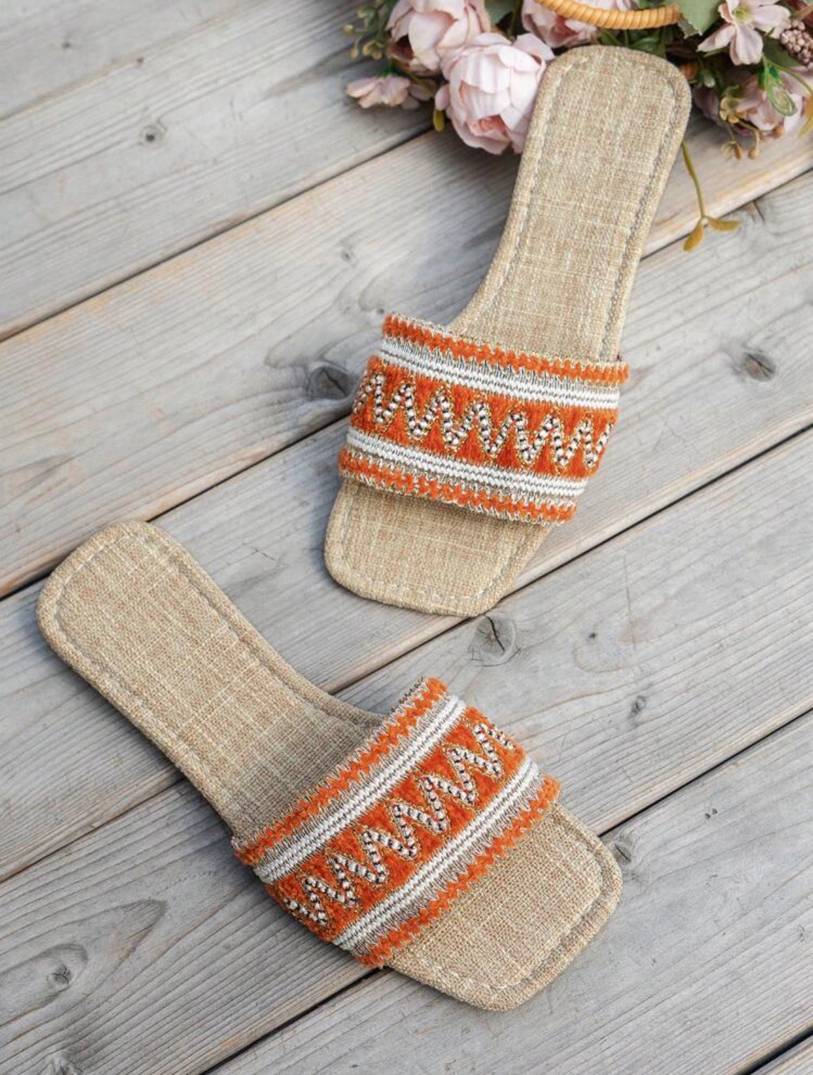 Mystique & Co™ Riviera Embroidered Slide