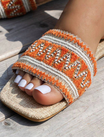 Mystique & Co™ Riviera Embroidered Slide