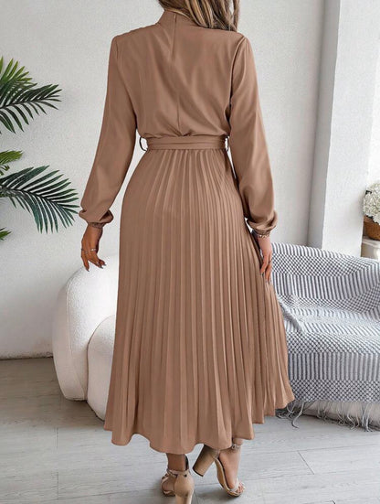 Mystique & Co™ Elegant Pleat Midi Dress