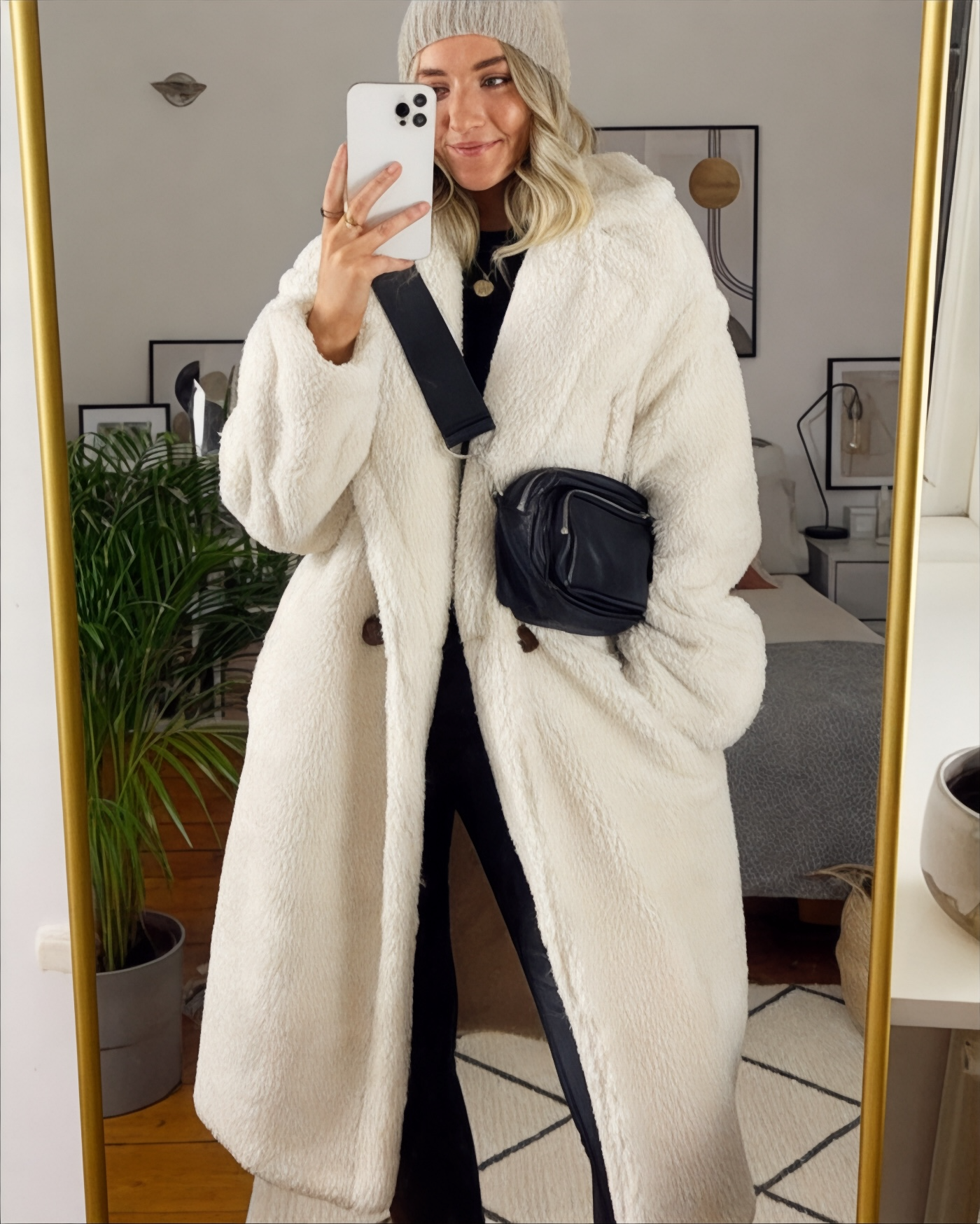 Mystique & Co™ Long Teddy Coat