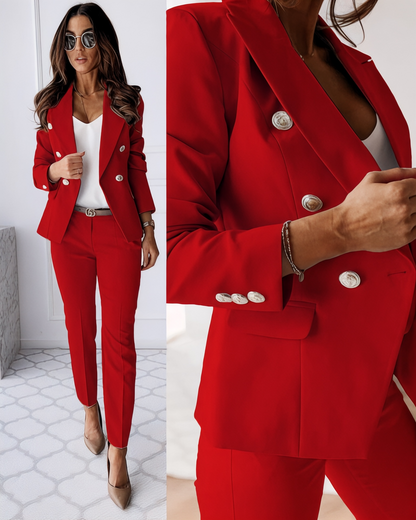 Mystique & Co™ Blazer and Trousers Suit Set