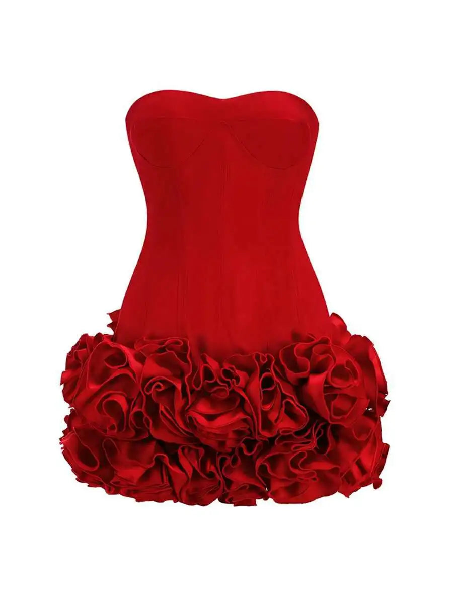 Mystique & Co™ Elegant Red Julie Dress