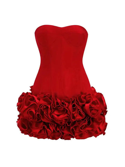 Mystique & Co™ Elegant Red Julie Dress