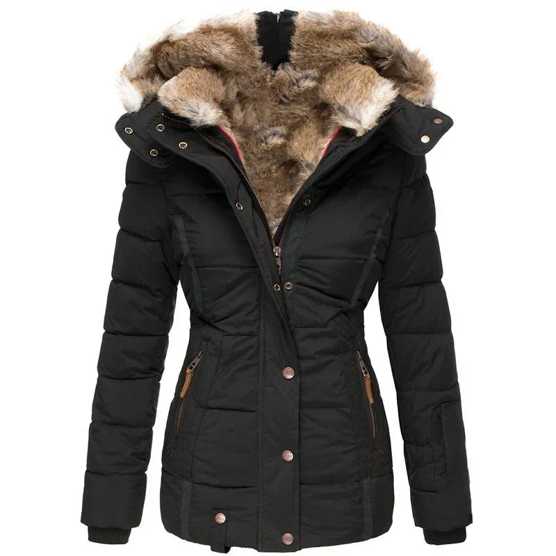 Mystique & Co™ Winter Hooded Jacket with Fur
