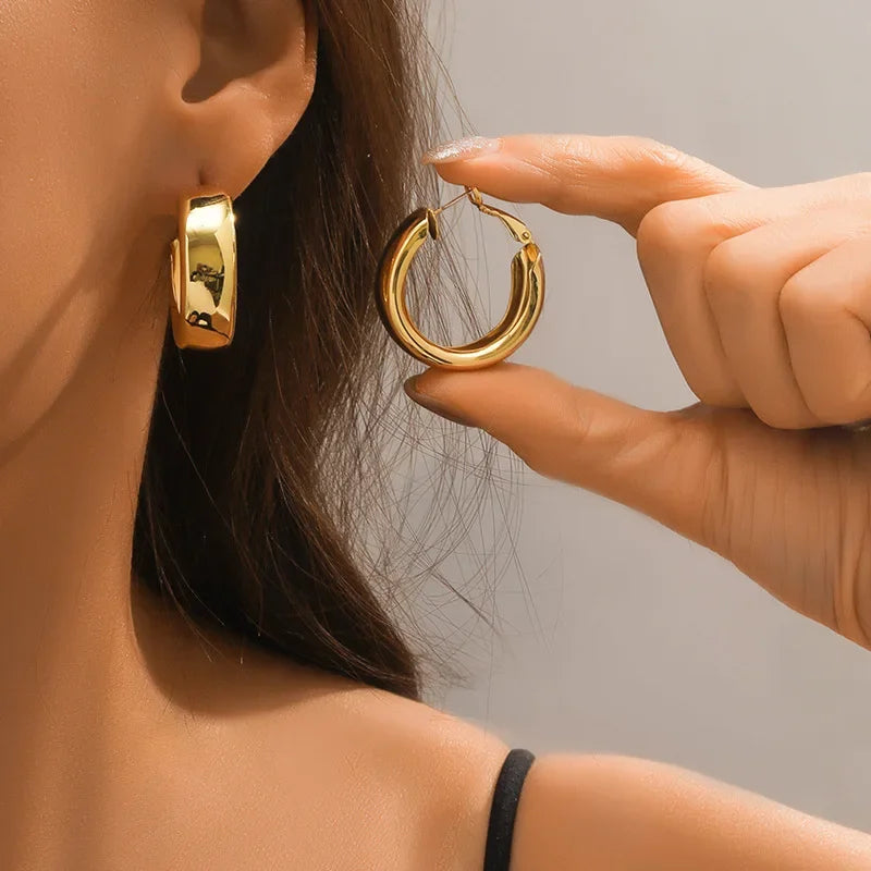 Mystique & Co™ Modern Hoop Earrings