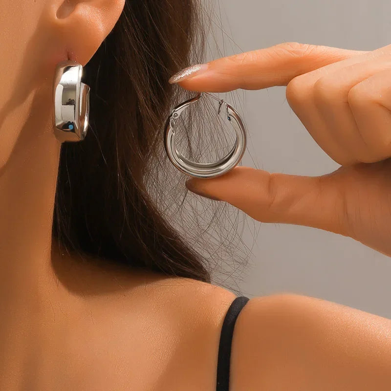 Mystique & Co™ Modern Hoop Earrings