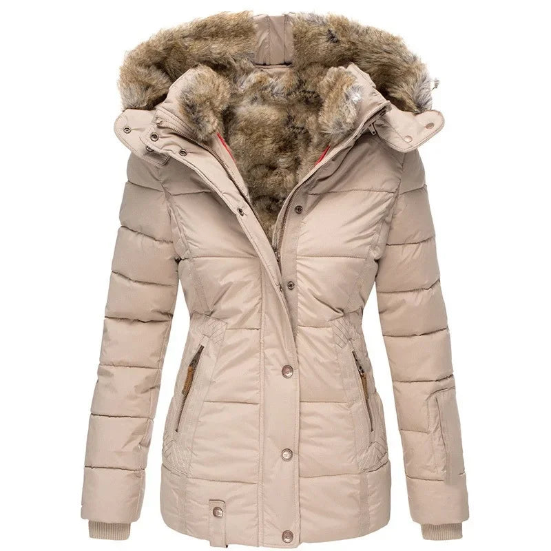 Mystique & Co™ Winter Hooded Jacket with Fur