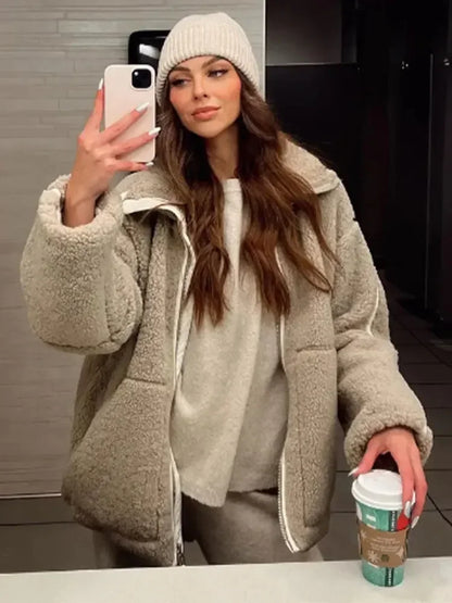 Mystique & Co™ Teddy quilted jacket