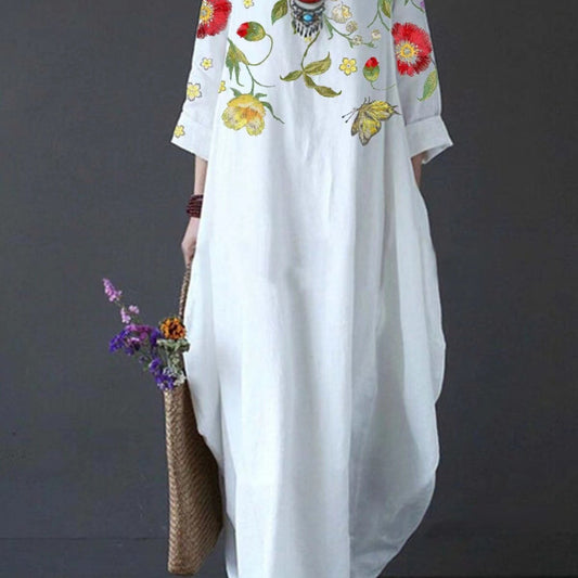 Winifred - Effortless Bloom Casual Maxi Dress