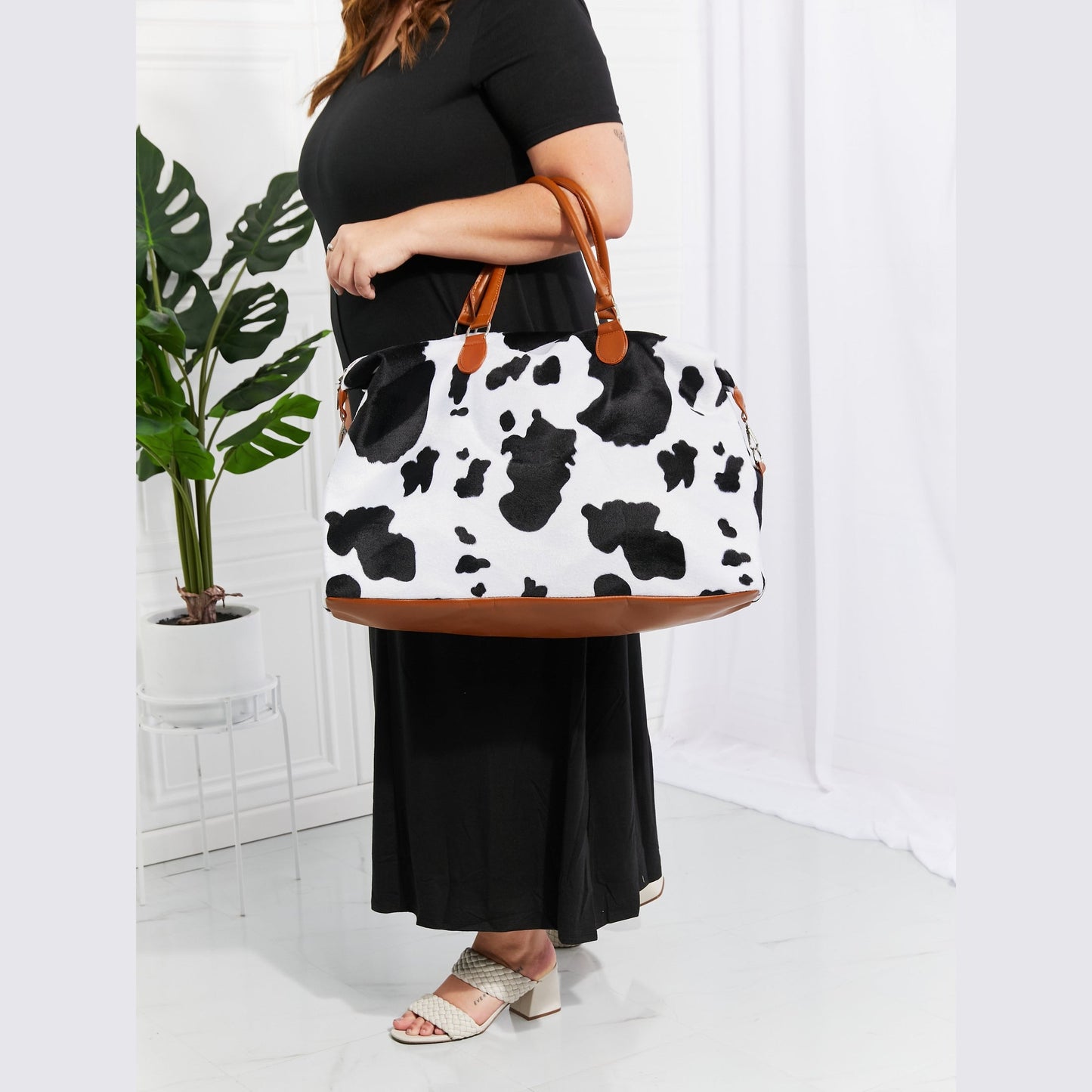 Mystique & Co™ Lily Cowprint Duffel