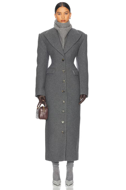 Mystique & Co™ Elegant Wool Blend Coat